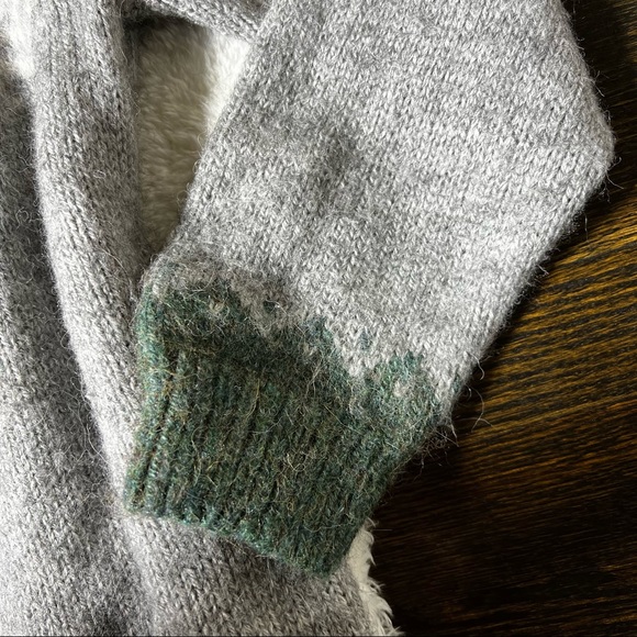 Alpaca Connection Wool Crewneck Geometric Pattern Sweater - Picture 10 of 12